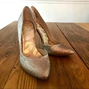 Gold glitter stilettos | Juicy Couture ✨